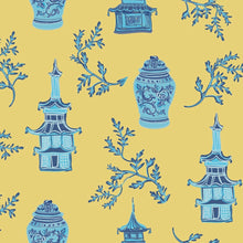 Load image into Gallery viewer, Blue and Yellow Chinoiserie